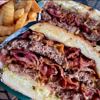 Double Bacon Burger