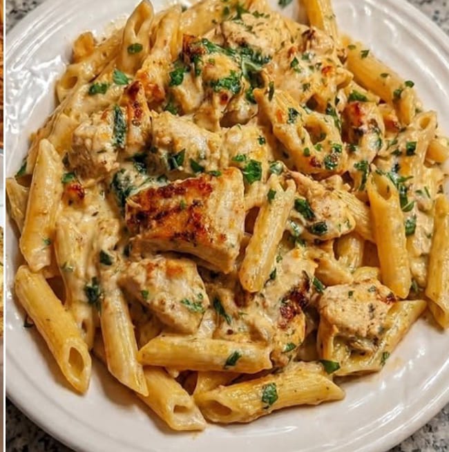 Bacon Chicken Pasta.