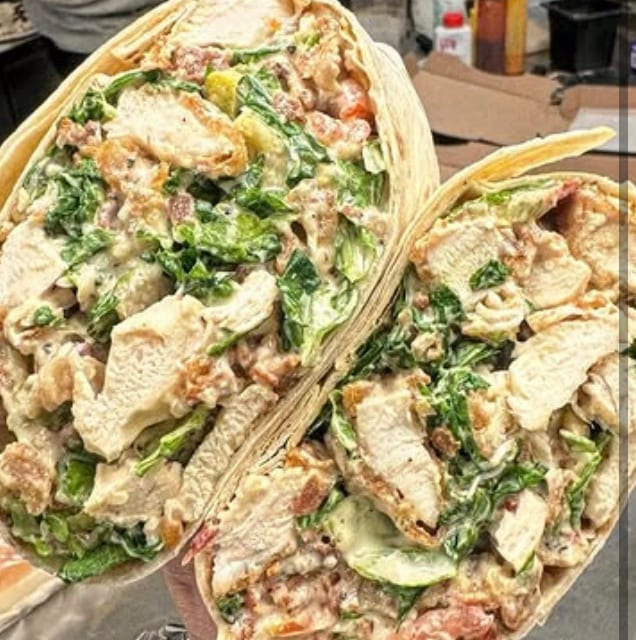 Chicken Caesar Wrap.