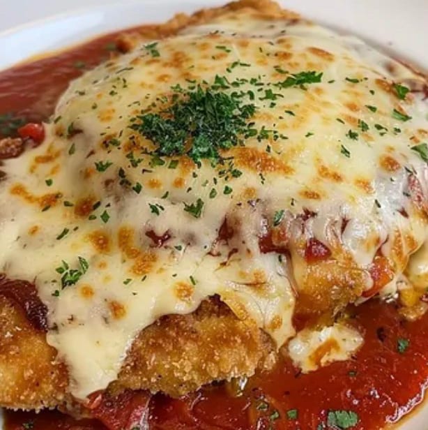 Chicken Parm Dinner.