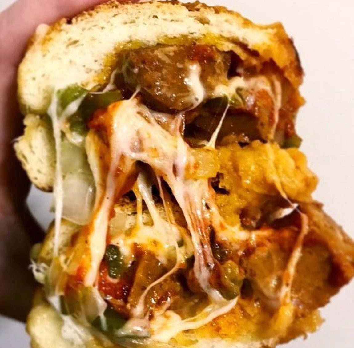 Sausage Pepper & Onion Sub.