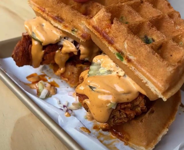 Chicken and Waffles.